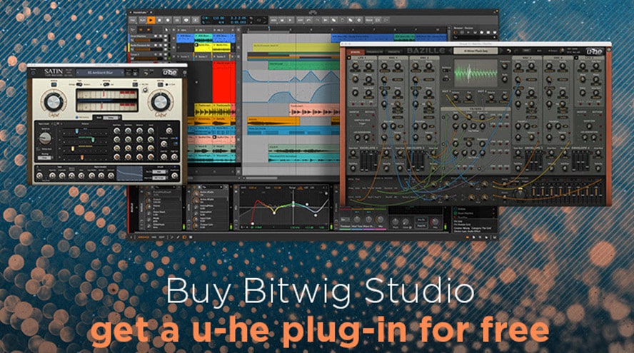 Compra Bitwig Studio y llévate un plugin de u-he gratis