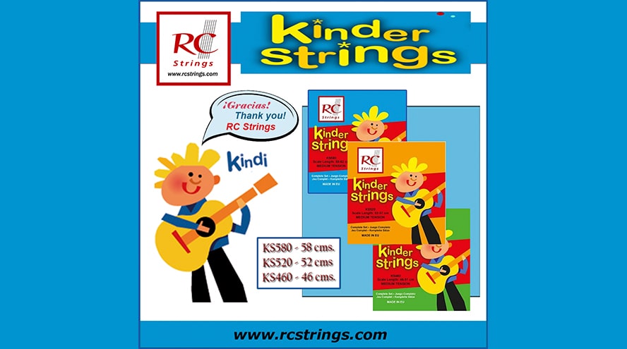 RC Strings fabrica la gama de cuerdas “Kinder Strings”