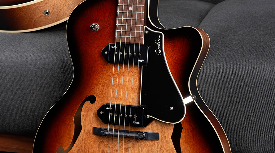 Dos nuevos modelos 5th Avenue Vintage Burst de Godin