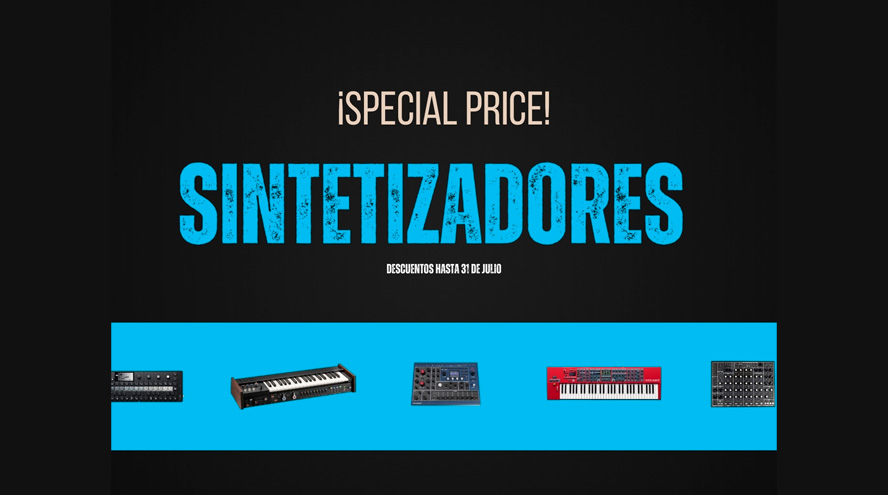 Sintetizadores en oferta en Microfusa