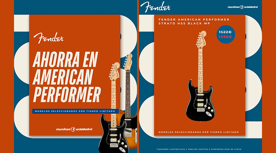 Fender American Performer con descuento por tiempo limitado en Microfusa