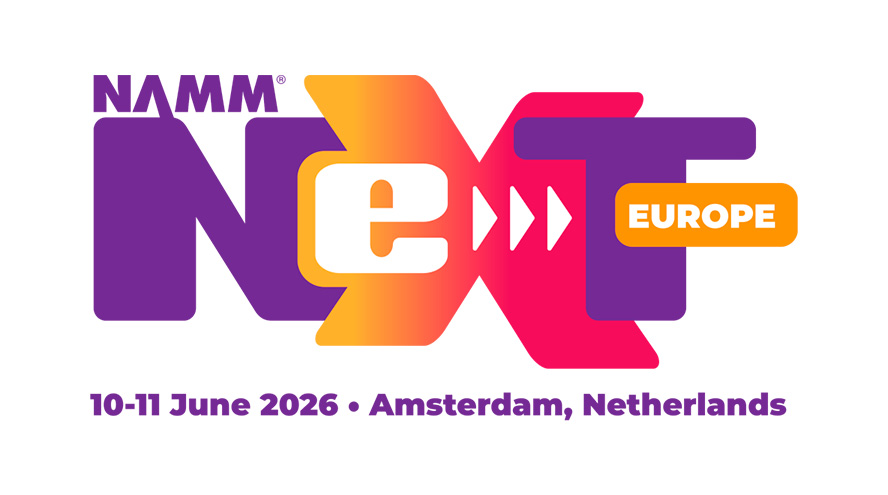 Abierto el registro para NAMM NeXT Europe 2026 en Ámsterdam